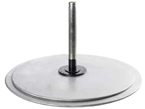 Frankford Galvanized Steel 36'' Wide Round 156lbs Stackable Plate