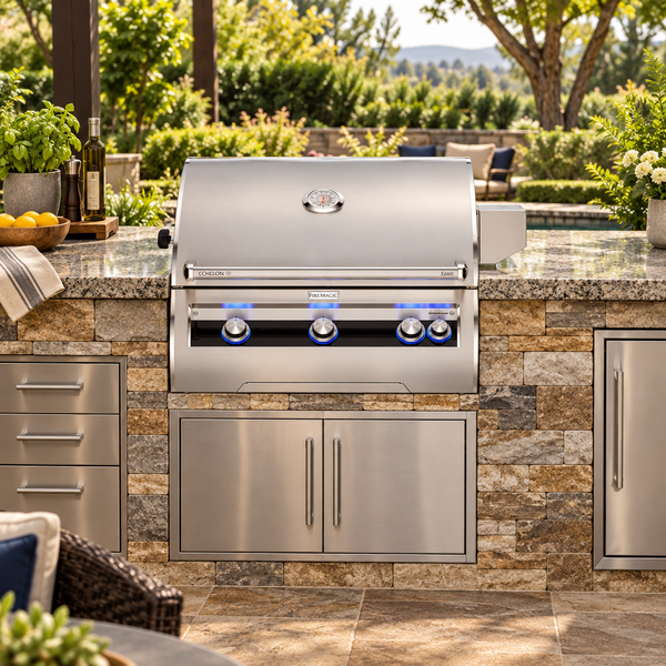 Fire Magic Echelon Diamond E660i 30-Inch Built-In Gas Grill with Analog Thermometer