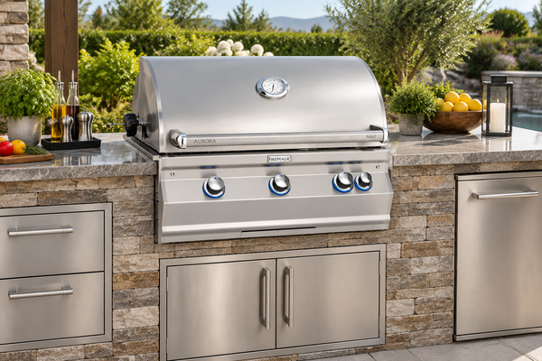 Fire Magic Aurora A660i 30-Inch Built-In Gas Grill with Rotisserie
