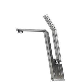E-Stainless Kitchen / Lavatory: Single Handle w/ Rotatable Aerator (9' Height suitable for vessel sinks)E-Stainless Kitchen / Lavatory: Single Handle w/ Rotatable Aerator (9' Height suitable for vessel sinks)