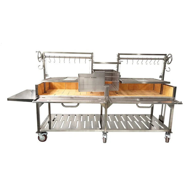 Tagwood XL Freestanding Argentine Santa Maria Wood Fire & Charcoal Gaucho Grill