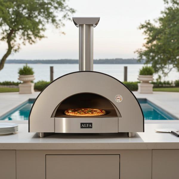 Alfa Classico 4 Pizze Gas-Fired Countertop Pizza Ovens