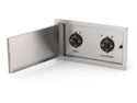 Fire Magic Contemporary Pre-Fab Island Bundle with Smoke Base & Polished Black Lava Countertop