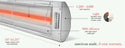 Infratech 4000 Watt Single Element 61-1/4 Inch Marine Grade C-Series Electric Heater
