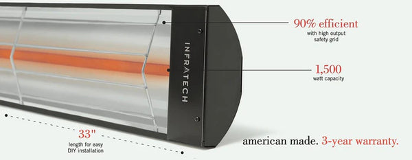 33 Inch Garage Series Electric Heater
