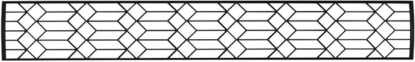 Infratech Motif Collection Fascia Kit for 61-1/4 Inch Dual Element Heaters