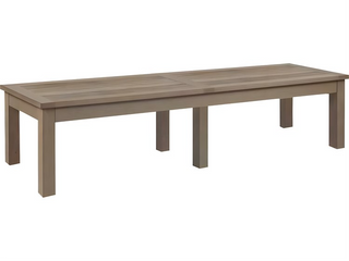 Eco-Teak 74" Backless Bench
