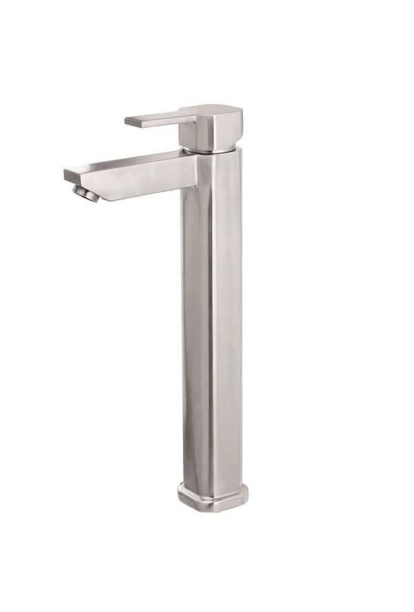 E-Stainless Lavatory: Single Handle w/ Pop Up (12.6" Height suitable for vessel sinks