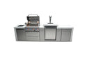 Mont Alpi 4 Burner Deluxe Series Island with a Kegerator
