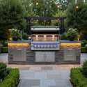 American Made Grills Muscle 54 Inch Hybrid Built In Grill
