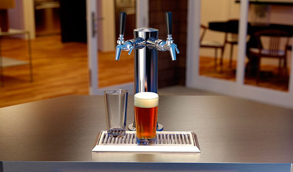 Perlick 24 Inch Signature Series Marine Grade Beer Dispenser with Lock