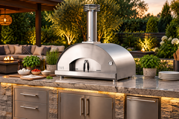 Fontana Forni Mangiafuoco Wood-Fired Countertop Pizza Oven