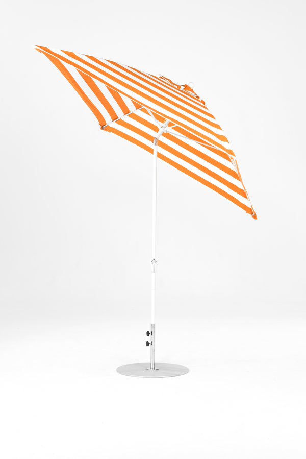 464FMA-SQ-005 Orange Stripe-Alpine White