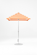 454FMC-SQ-005 Orange Stripe-Brushed Silver