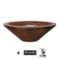 Prism Hardscapes Embarcadero Concrete Gas Fire Pit