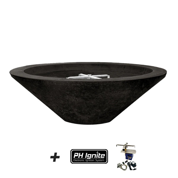 Prism Hardscapes Embarcadero Concrete Gas Fire Pit