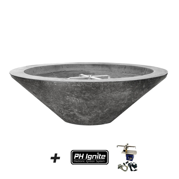 Prism Hardscapes Embarcadero Concrete Gas Fire Pit