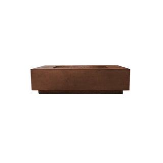 Prism Hardscapes Tavola 66 Slim Concrete Gas Fire Pit
