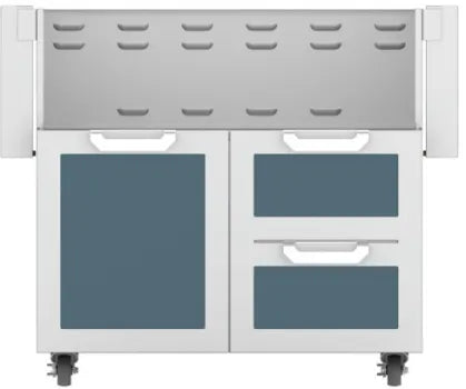 Hestan 36 Inch Double Drawer and Door Cart