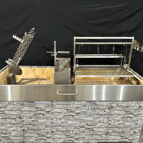Tagwood Insert Style Argentine Santa Maria Wood Fire & Charcoal Gaucho Grill