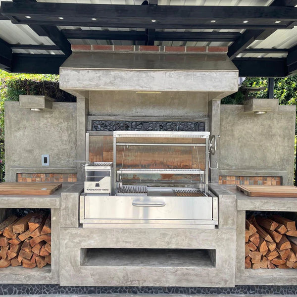 Tagwood Built In Santa Maria Argentine Wood Fire & Charcoal Gaucho Grill