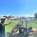 Tagwood Freestanding Argentine Santa Maria Wood Fire & Charcoal Gaucho Grill