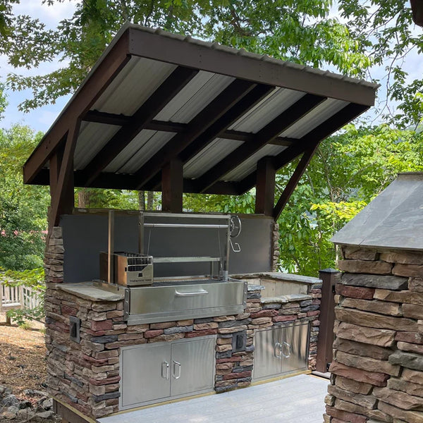 Tagwood Built In Santa Maria Argentine Wood Fire & Charcoal Gaucho Grill