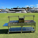 Tagwood XL Freestanding Argentine Santa Maria Wood Fire & Charcoal Gaucho Grill