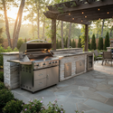 Blaze Professional LUX 44-Inch 4-Burner Freestanding Gas Grill with Rear Infrared Burner