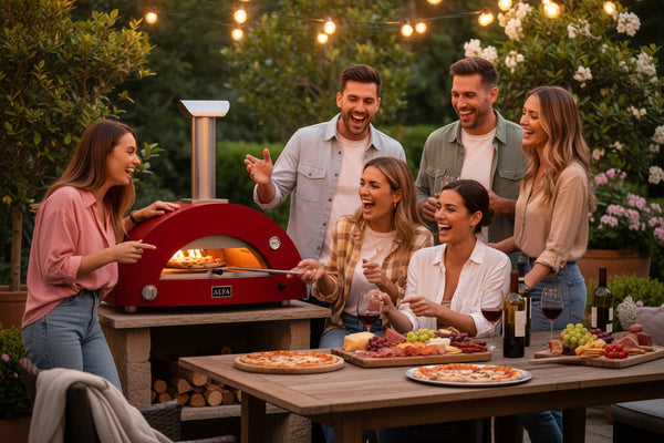 Alfa Moderno 2 Pizze Gas-Fired Countertop Pizza Oven