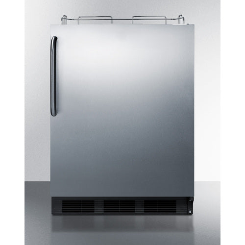 Summit 24 Inch Outdoor ADA Kegerator with Solid Door