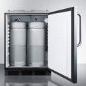Summit 24 Inch Outdoor ADA Kegerator with Solid Door