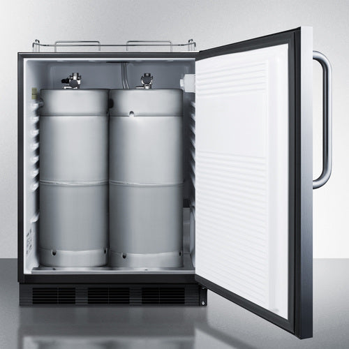 Summit 24 Inch Outdoor ADA Kegerator with Solid Door