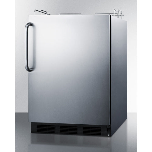Summit 24 Inch Outdoor ADA Kegerator with Solid Door
