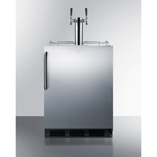 Summit 24 Inch Outdoor ADA  Kegerator with Solid Door