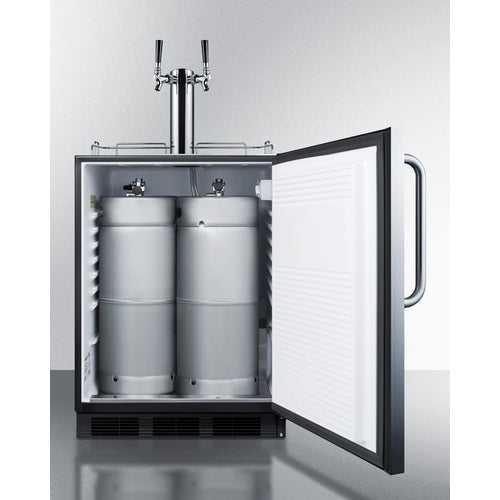 Summit 24 Inch Outdoor ADA  Kegerator with Solid Door