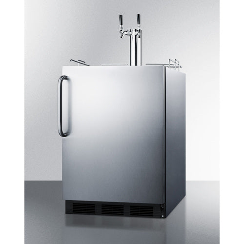 Summit 24 Inch Outdoor ADA  Kegerator with Solid Door