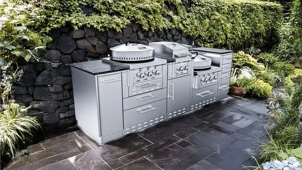 Sunstone The Texajun 9 Ft Cajun Outdoor Cabinet Kitchen Island
