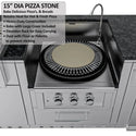Sunstone The Texajun 9 Ft Cajun Outdoor Cabinet Kitchen Island