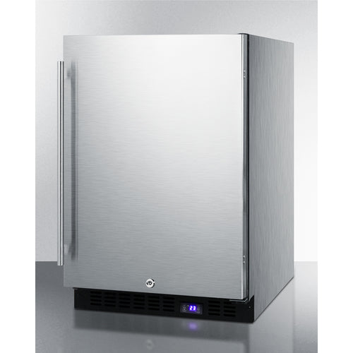 Summit 24 Inch Outdoor Freezer with Solid Door and Lock