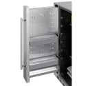 Summit 24 Inch Outdoor Refrigerator with Solid Door and Lock