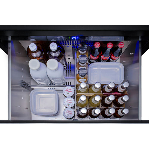 Summit 27 Inch Outdoor Refrigerator  with Panel Ready Drawers