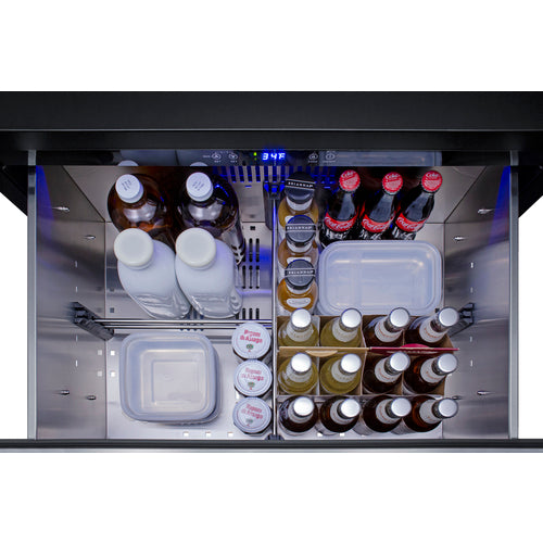 Summit 30 Inch Outdoor Refrigerator with Panel Ready Drawers