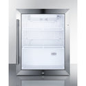 Summit 18 Inch Outdoor Beverage with Glass Door and Lock