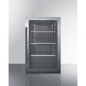 Summit 19 Inch Outdoor Beverage Center with Glass Door
