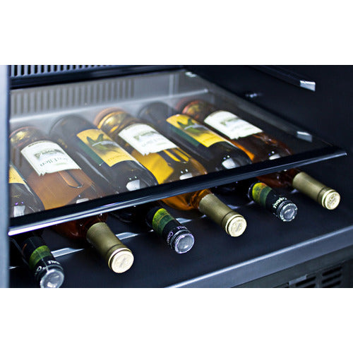 Summit 24 Inch Outdoor Refrigerator with Panel Ready Solid Door 