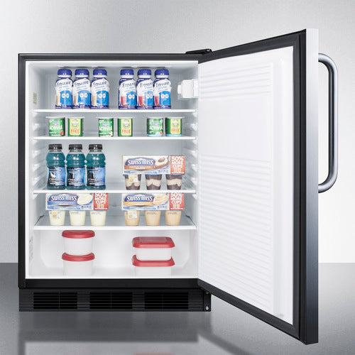 Summit 24 Inch Outdoor Refrigerator with Solid Door