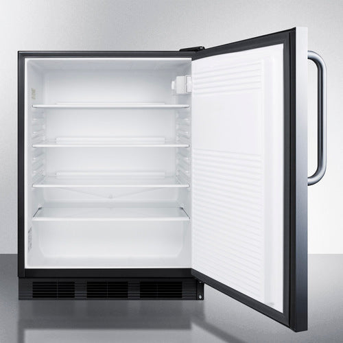Summit 24 Inch Outdoor Refrigerator with Solid Door