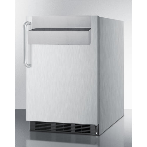 Summit 24 Inch Outdoor Refrigerator with Solid Door