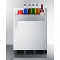Summit 24 Inch Outdoor Refrigerator with Solid Door